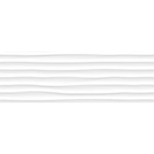 White Dekor Mate Dune 25x75cm