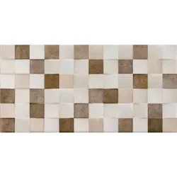 Bronx Cubik Beige 25x50cm