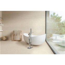 Tajmahal Crema Marfil 25x75cm