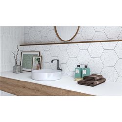 Hex Inspire White 20x24cm