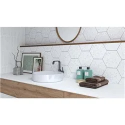 Hex Inspire White 20x24cm