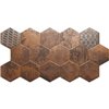 Hex Hive Cobre 45x90cm