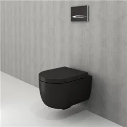 Wc šolja konzolna tondo crna