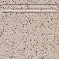 Step Mont Blanc Beige Black Mat 30X30