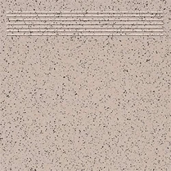 Step Mont Blanc Beige Black Mat 30X30